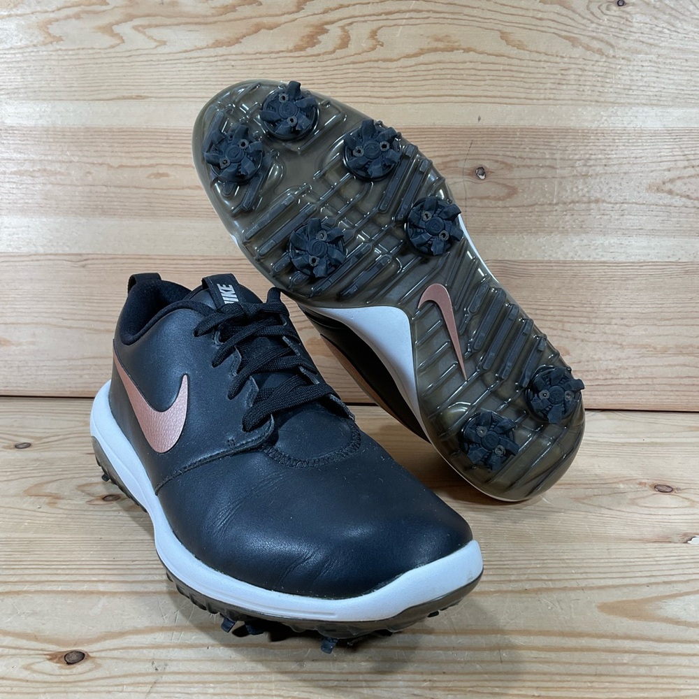 Nike Roshe G Tour Golf Shoes Women’s 7.5 WIDE Black Copper White AR5581-001
